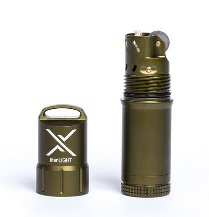 Exotac titanLIGHT Lighter - Olive Drab