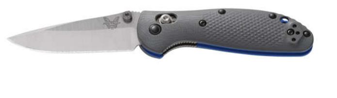 Benchmade Mini Griptilian Folding Knife, CPM 20CV, G10 Grey, 556-1