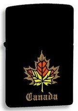 Zippo Maple Leaf Lighter, 56442 - Click Image to Close