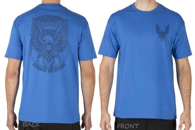 5.11 Eagle Rock T-Shirt - Royal Blue [Clearance]