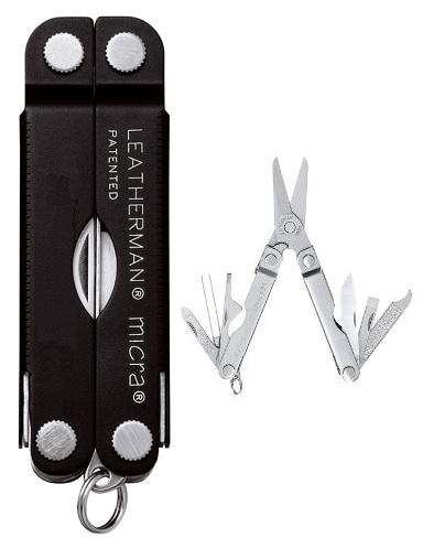 Leatherman Micra Mini Multi-Tool, Black Handle
