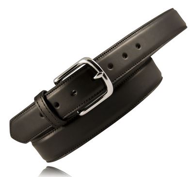 Boston Leather 6450 1.5" Feather Edge Dress Belt [Clearance Size XS]