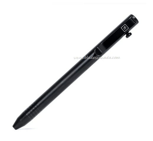 Big Idea Design Slim Bolt Action Pen, Titanium Black, 735154 [BIG735154 ...