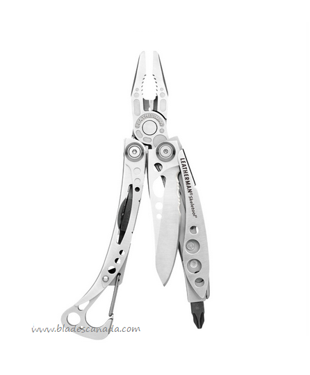 Leatherman Skeletool Multiool, 7 Tools - Stainless Steel, 830920