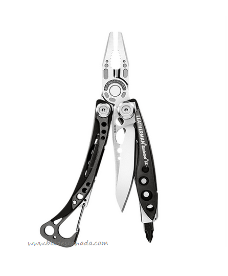 Leatherman Skeletool CX Multitool, 7 Tools - Black/Silver, 830923