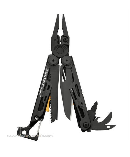 Leatherman Signal Multitool, 19 Tools - Black, 832586