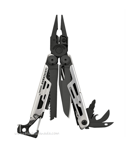 Leatherman Signal Multitool, 19 Tools - Black/Silver, 832625