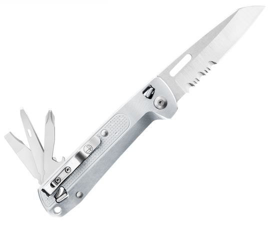 Leatherman FREE K2X Lightweight Multitool - Silver - Click Image to Close