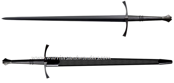 Cold Steel Italian Long Sword, 1055 Carbon Blued Steel, 88ITSM