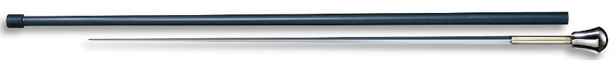 Cold Steel Cane, 1055 Carbon Blade, Aluminum Head, CF Shaft, 88SCF - Click Image to Close