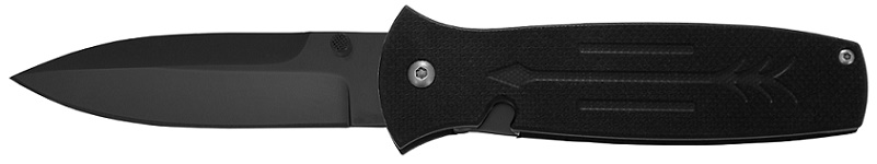 OKC Dozier Arrow Folding Knife, D2 Black, G10 Black, 9101