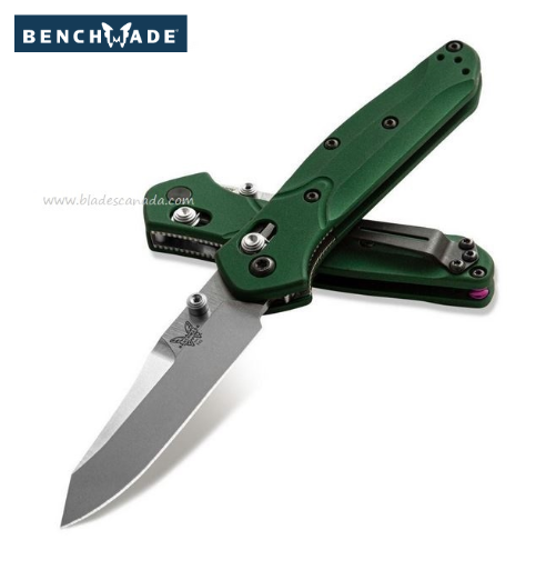 Benchmade Mini 945 Osborne Folding Knife, CPM S30V, Aluminum, 945 - Click Image to Close