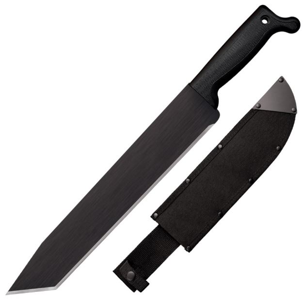 Cold Steel Tanto Machete, 1055 Carbon, Cor-Ex Sheath, 97BTMS - Click Image to Close