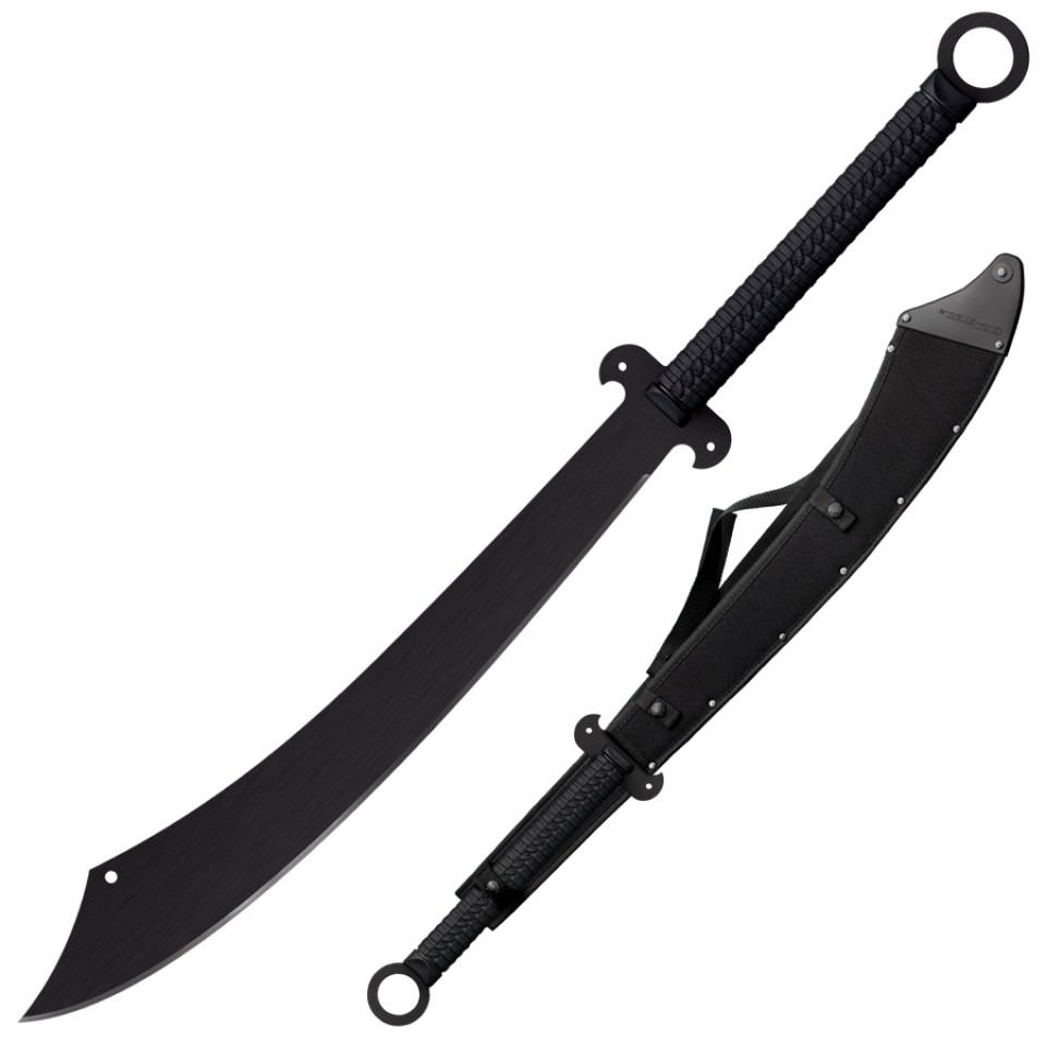 Cold Steel Chinese War Sword Machete, 1055 Carbon, Cor-Ex Sheath, 97TCHS - Click Image to Close