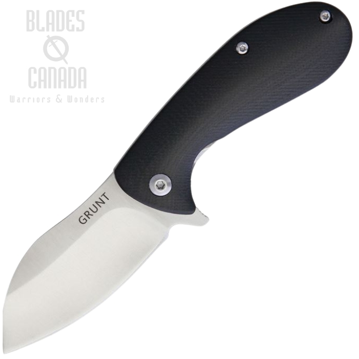 (image for) ABKT Tac Grunt Flipper Folding Knife, G10 Black, AB048