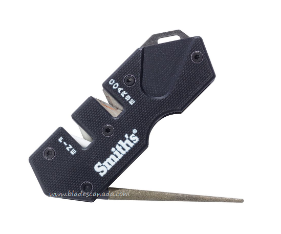 Smith's Sharpening PP1 Mini Tactical Sharpener, G10 Black, AC50982