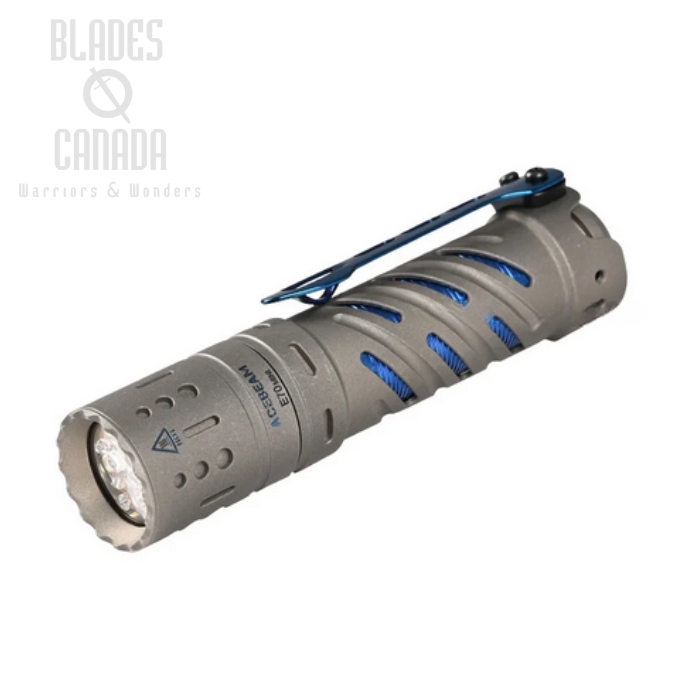 (image for) Acebeam E70 Mini High-Cri EDC Flashlight, Titanium - 2000 Lumens