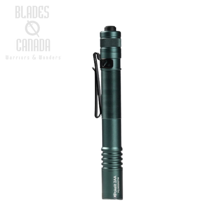(image for) Acebeam Pokelit 2*AA Flashlight, Forest Green - 600 Lumens