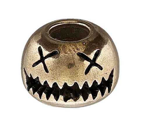 Aucon Small Smiley Bead, Bronze, ACN005SBRZ