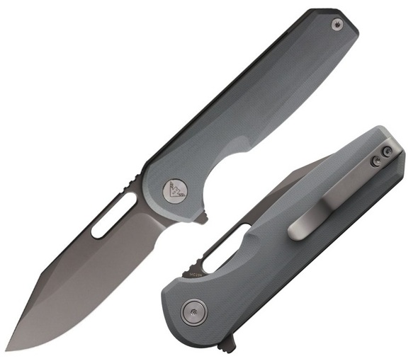 (image for) Ameight Knives Preyert Flipper Folding Knife, 14C28N Steel, G10, AME504DGII