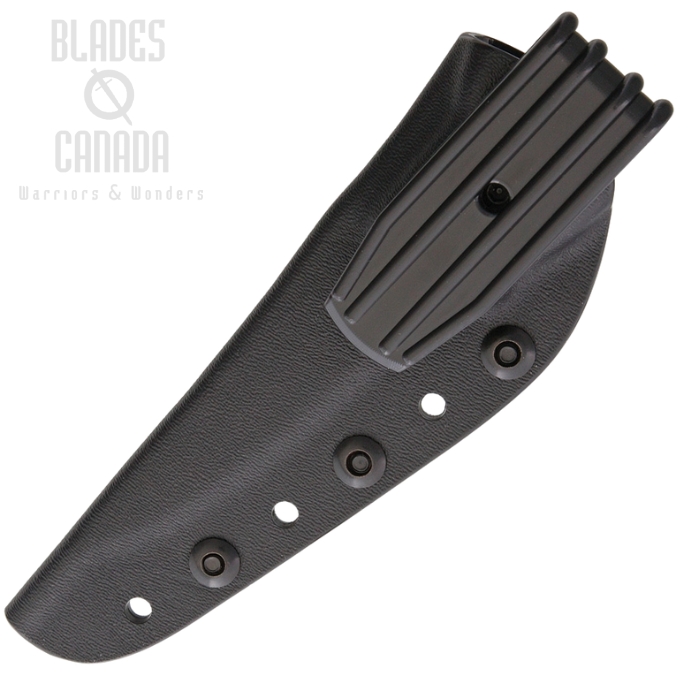 Armory Plastics Kydex Sheath for Mora Companion, Black, AB8 (image for) Armory Plastics Kydex Sheath for Mora Companion, Black, AB8
