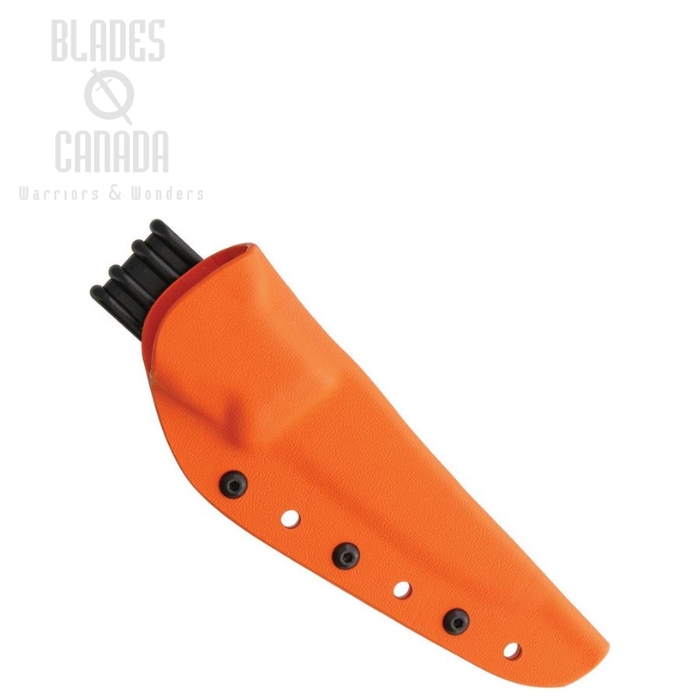 Armory Plastics Kydex Sheath for Mora Companion, Orange, AB9 (image for) Armory Plastics Kydex Sheath for Mora Companion, Orange, AB9