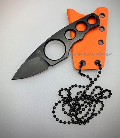 Amare A-Max Skeleton Fixed Blade, Sandvik 14C28N, PVD Black, AMR201904