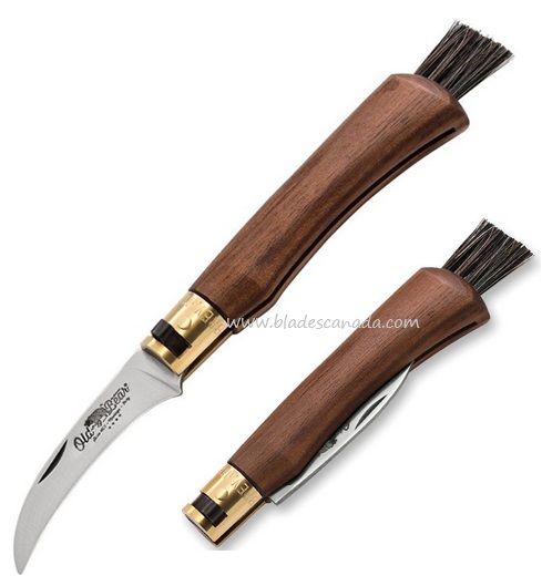 Old Bear Mushroom Folding Knife, Stainless, Walnut Wood, ANT938719LN