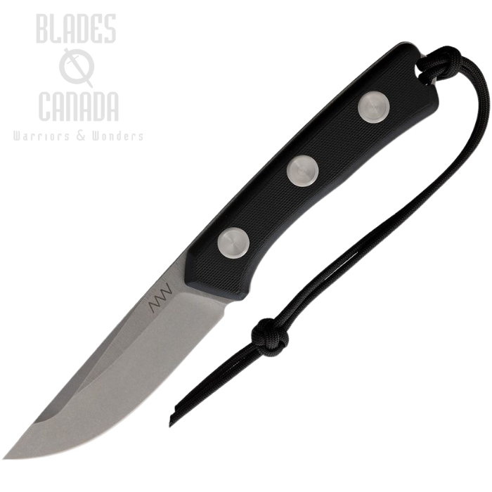 Acta Non Verba P200 Fixed Blade Knife, Sleipner SW, G10 Black, Kydex Sheath, ANVP200006