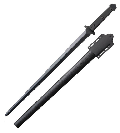 APOC Atrim Tactical Jian Sword, Steel Black, G10 Black, Kydex Sheath, DRK35680
