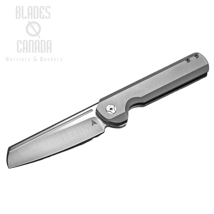 (image for) Arcform Slimfoot Framelock Folding Knife, M390 Satin, Titanium, ARC-0095
