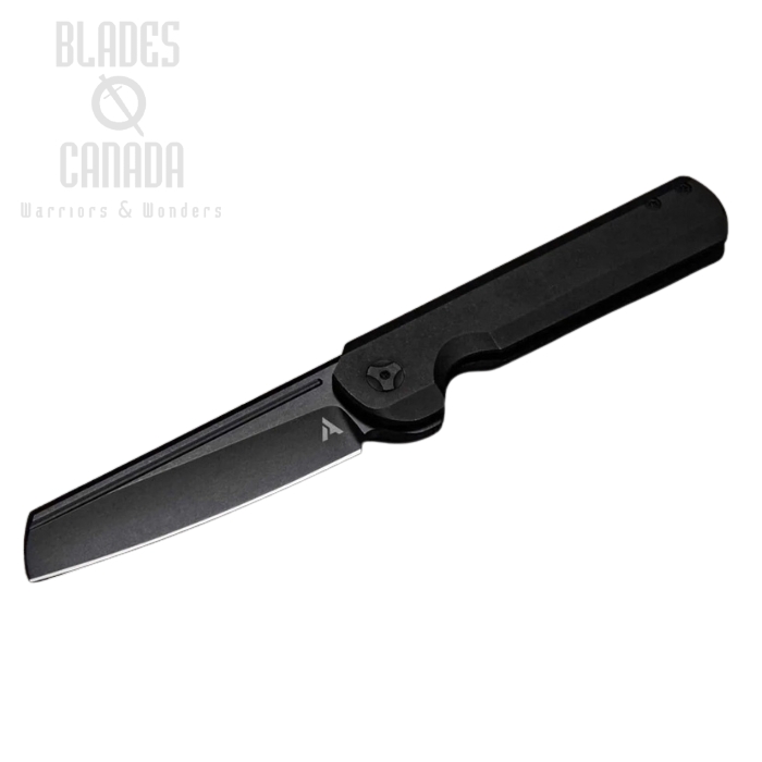 (image for) Arcform Slimfoot Framelock Folding Knife, M390 Black, Titanium Black, ARC-0112
