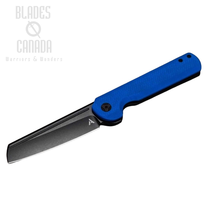 (image for) Arcform Slimfoot Framelock Folding Knife, M390 Black, G10 Blue/Titanium Black, ARC-0120