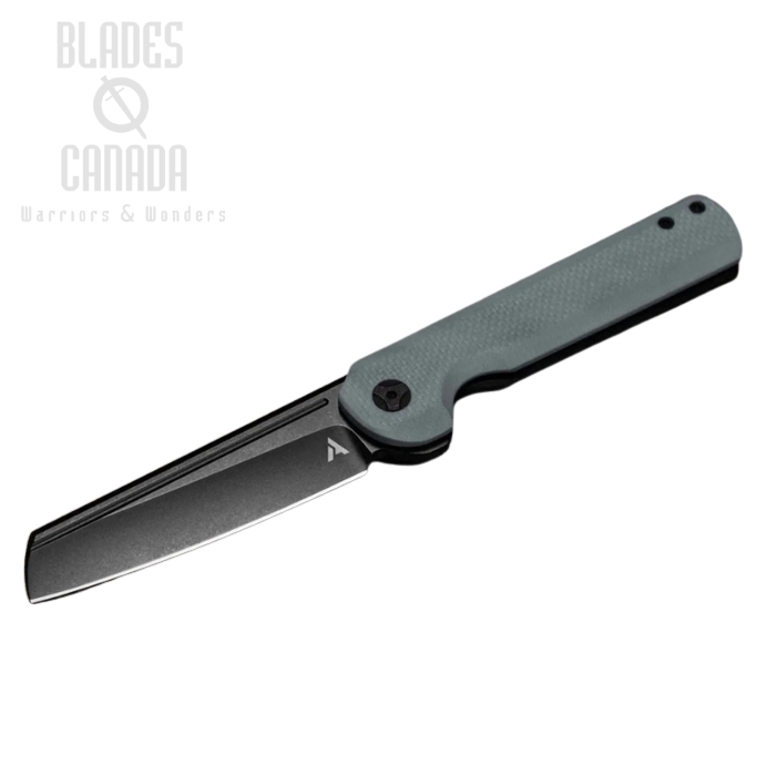 (image for) Arcform Slimfoot Framelock Folding Knife, M390 Black, G10 Gray/Titanium Black, ARC-0122