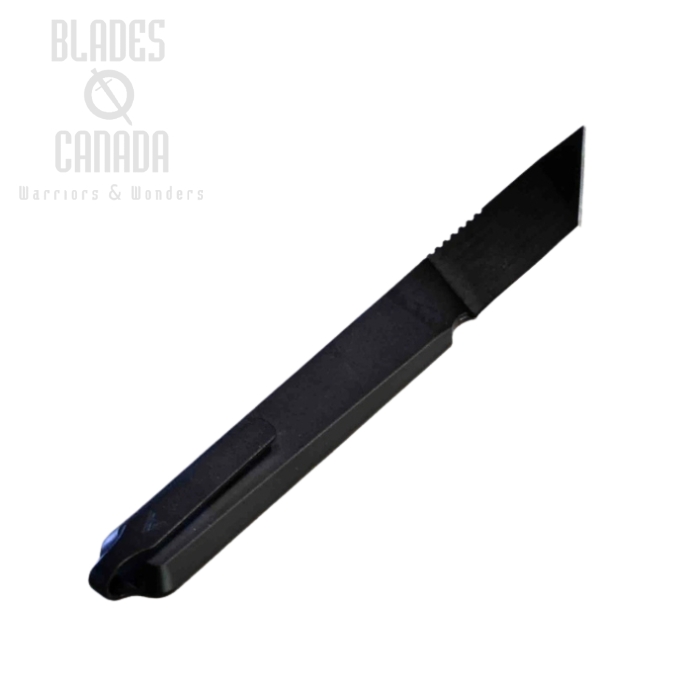 (image for) Arcform Alt:Cut Minimal Fixed Blade Knife, S35VN Black Tanto, Titanium Black, ARC-0170B
