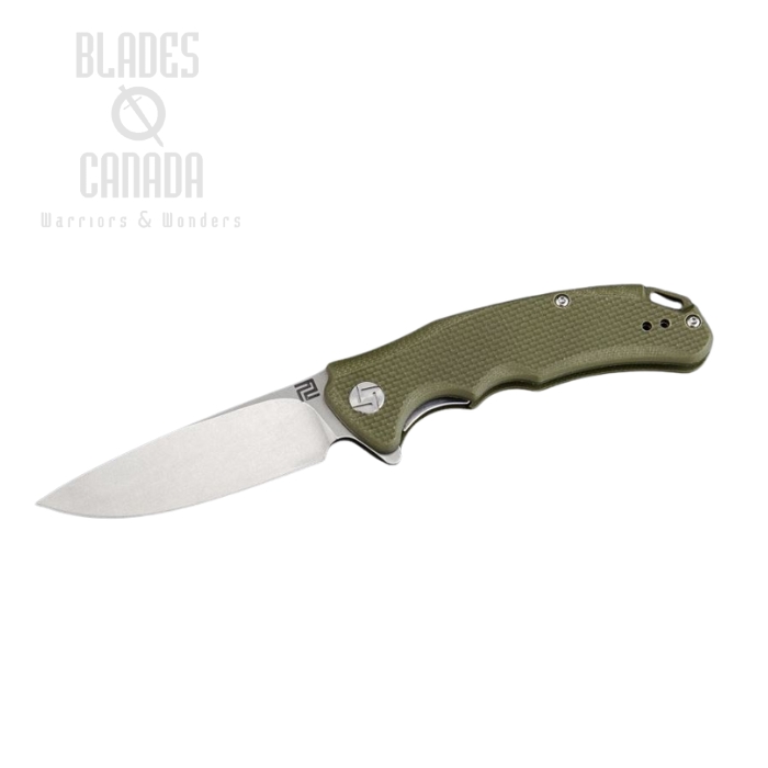 Artisan Cutlery Mini Tradition Flipper Folding Knife, D2, G10 OD, 1702PSGNF