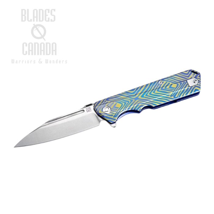 Artisan Cutlery Littoral Flipper Framelock Knife, S35VN, Titanium, 1703GBU03