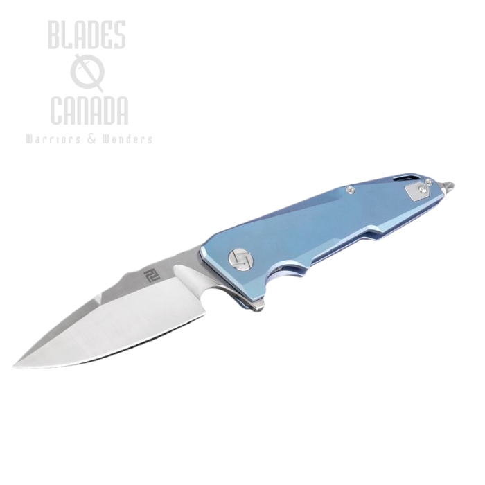 Artisan Cutlery Predator Flipper Framelock Knife, S35VN, Titanium, 1706GBU