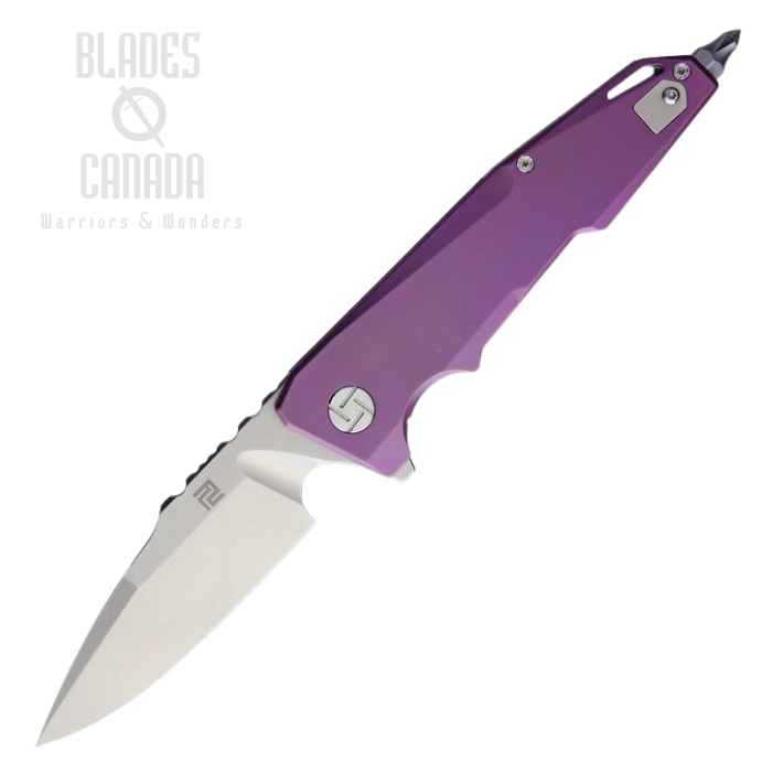 Artisan Cutlery Predator Flipper Framelock Knife, S35VN, Titanium, 1706GRE