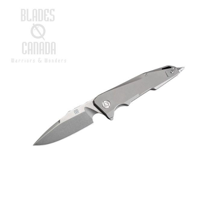 Artisan Cutlery Predator Flipper Framelock Knife, S35VN, Titanium, 1706GST