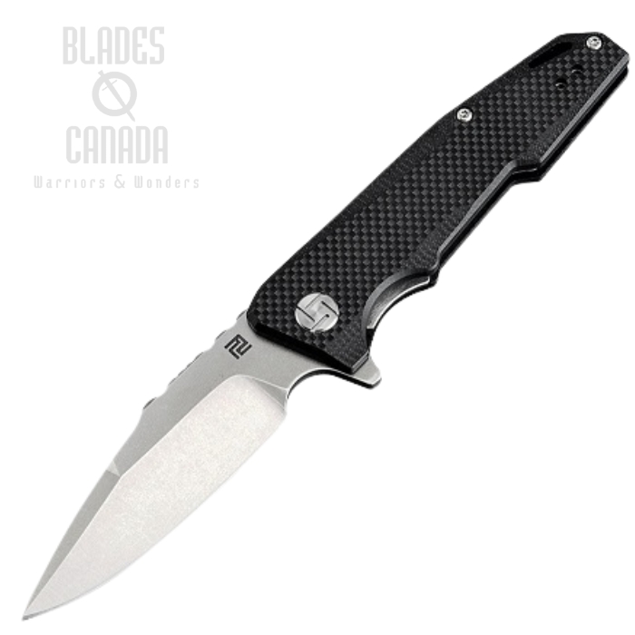 Artisan Cutlery Predator Flipper Folding Knife, D2, G10 Black, 1706PSBKF