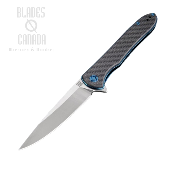 Artisan Cutlery Shark Flipper Folding Knife, S35VN, Carbon Fiber, 1707P-CF