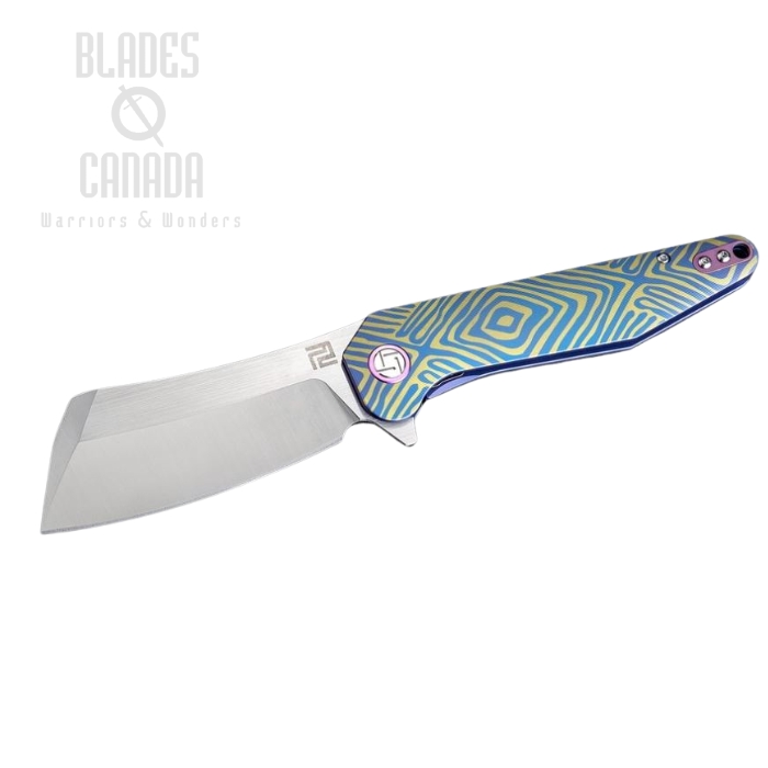 Artisan Cutlery Osprey Flipper Framelock Knife, S35VN, Titanium, 1803GBU03