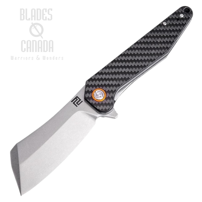 Artisan Cutlery Osprey Flipper Folding Knife, D2, Carbon Fiber, 1803P-CF