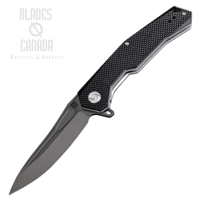 Artisan Cutlery Zumwalt Flipper Folding Knife, D2, G10 Black, 1808PBBKF