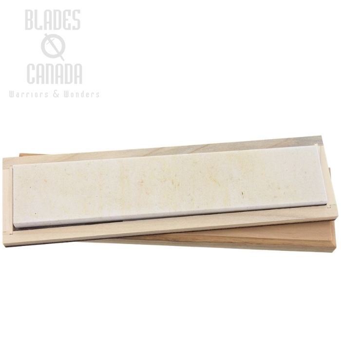 Arkansas AC11 Whetstone Large on Wood Block - Soft (image for) Arkansas AC11 Whetstone Large on Wood Block - Soft