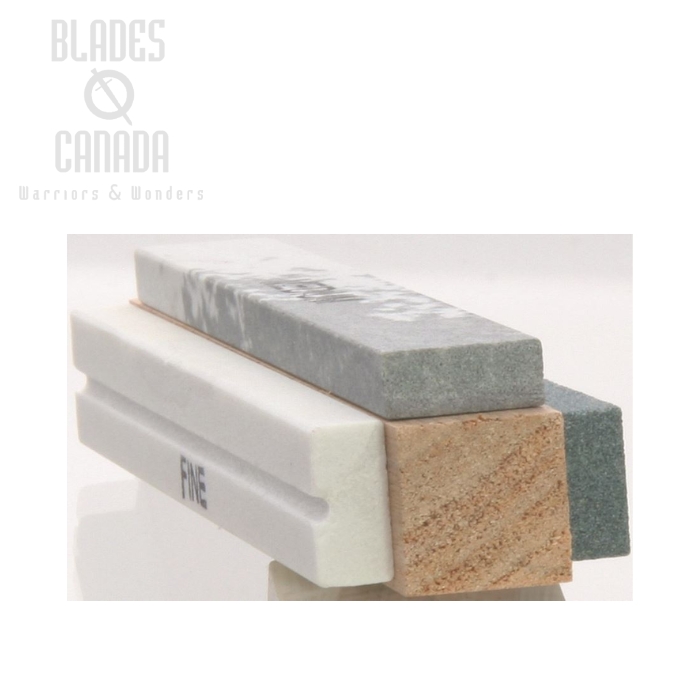 Arkansas AC131 Mini Tri Hone w/ Oil (image for) Arkansas AC131 Mini Tri Hone w/ Oil