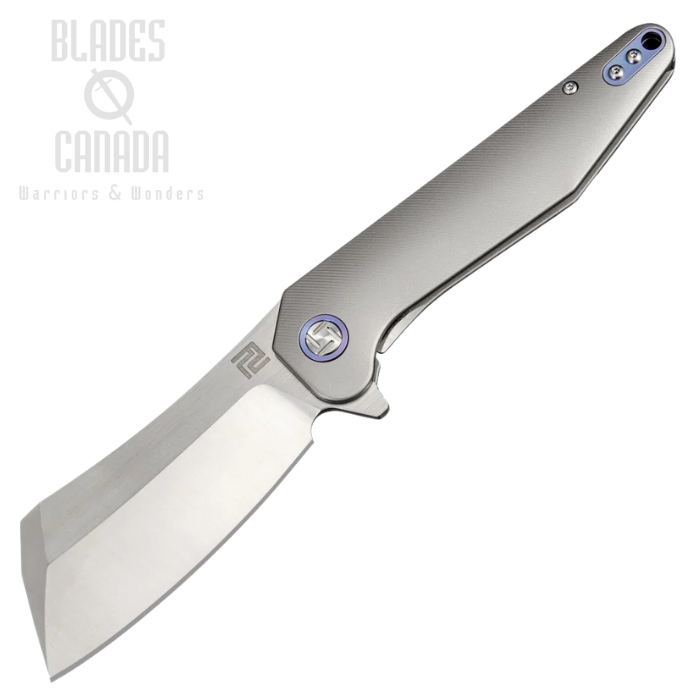 Artisan Cutlery Osprey Flipper Framelock Knife, M390, Titanium, 1803G-GYM