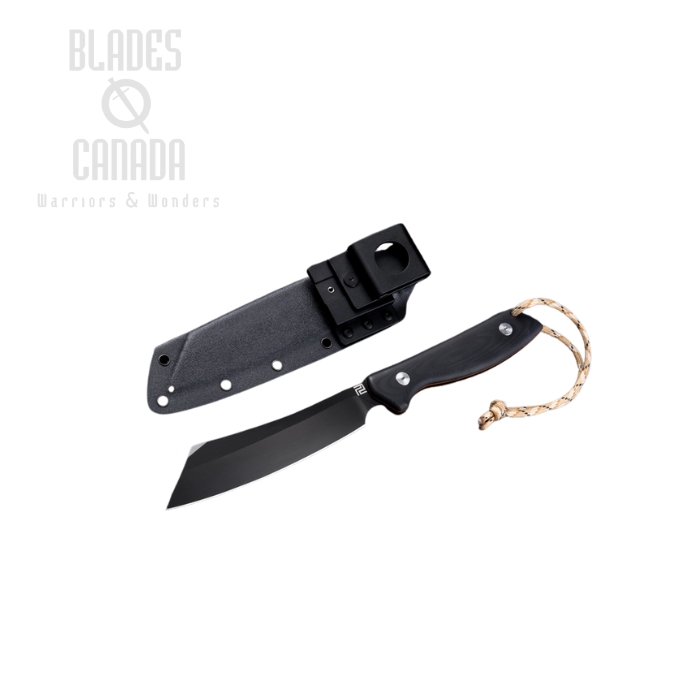 Artisan Cutlery Tomahawk Fixed Blade Knife, D2, G10 w/Orange Liner, 1815B-BOE