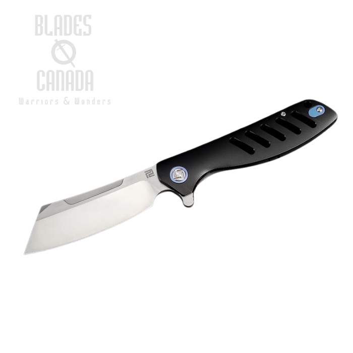 Artisan Cutlery Tomahawk Flipper Folding Knife, M390, Titanium Black, 1815G-BKM